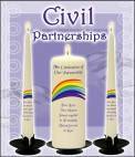 Civil Partnership Candles