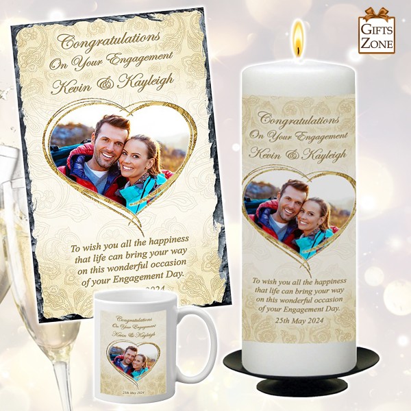 A speical gift for a newly engaged couple