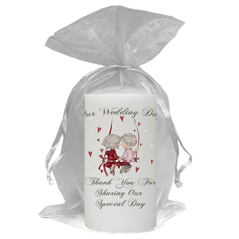 Personalised Thank you Wedding Favour - Swing of Love