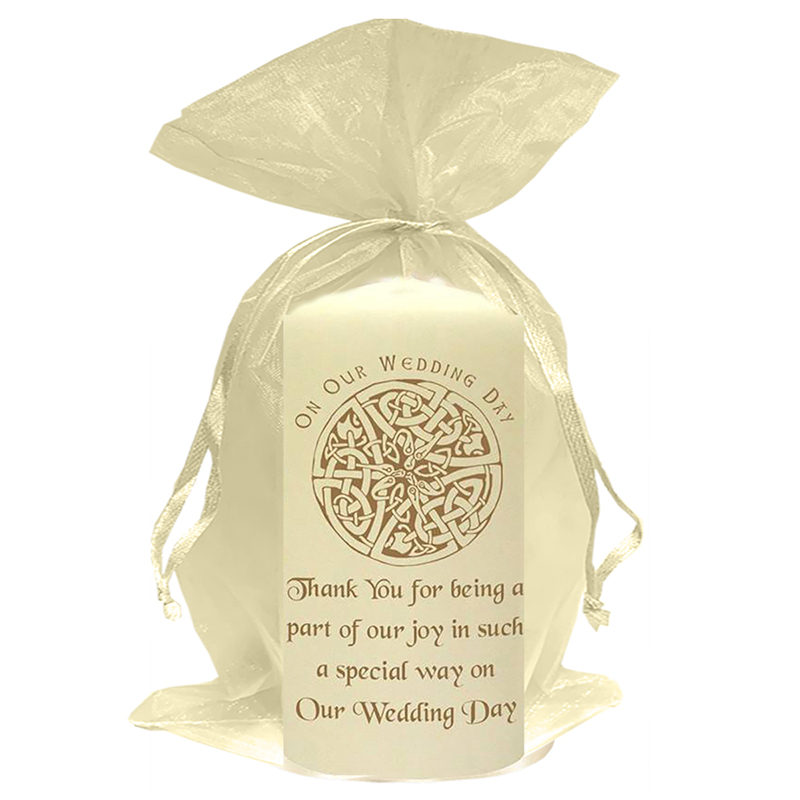 Personalised Thank you Wedding Favour - Claddagh
