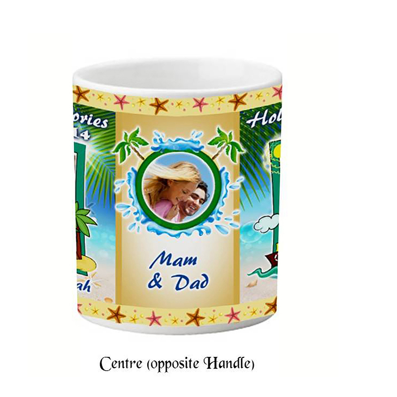 Personalised Mug Gift - Memories Holidays with Photo