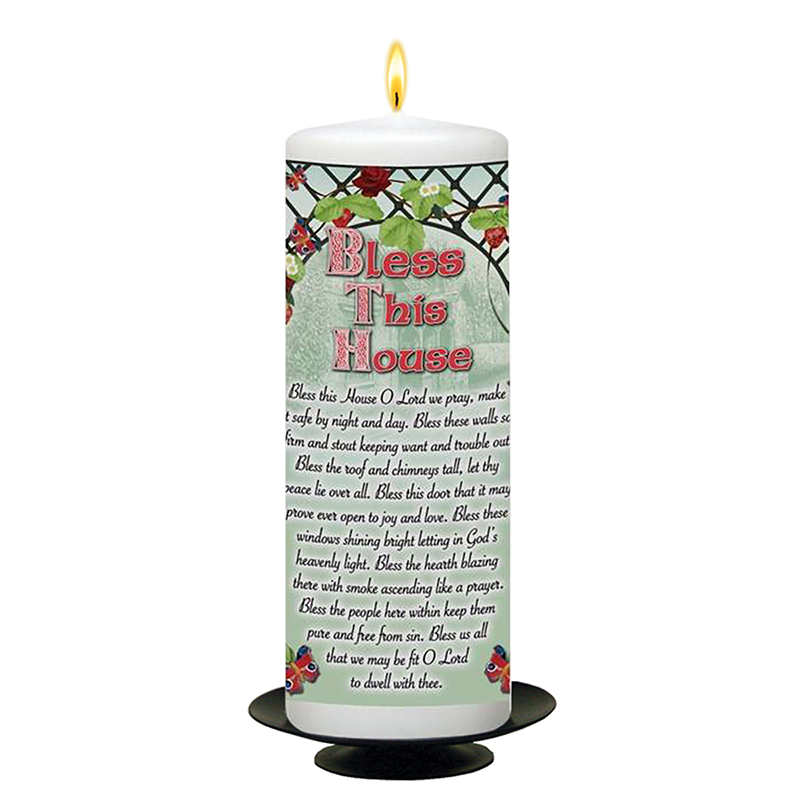 Personalised New Home Candle Gift - Bless This House