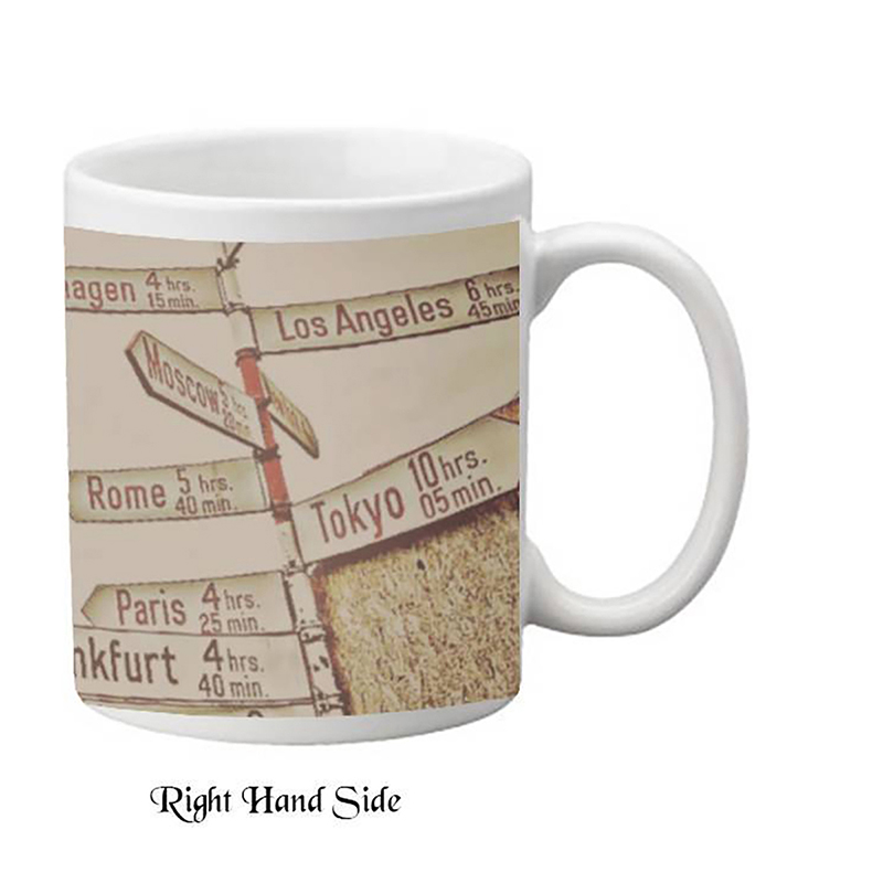 Personalised Mug Gift - Travel the World Personalised