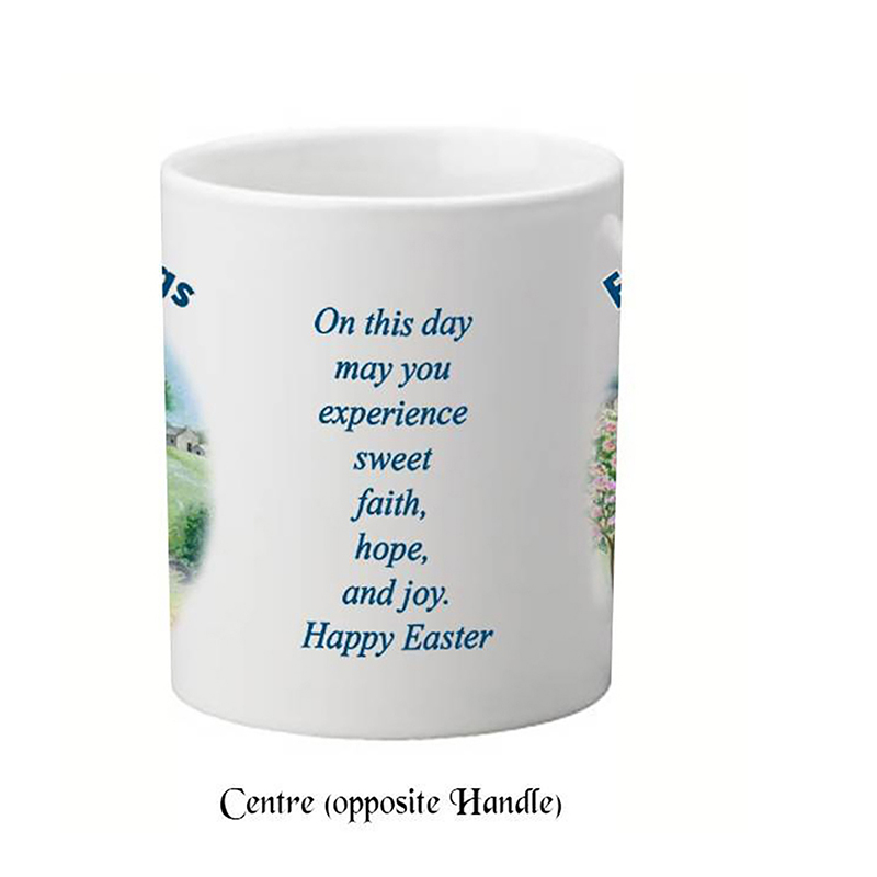 Personalised Easter Mug Gift - Church in Meadow
