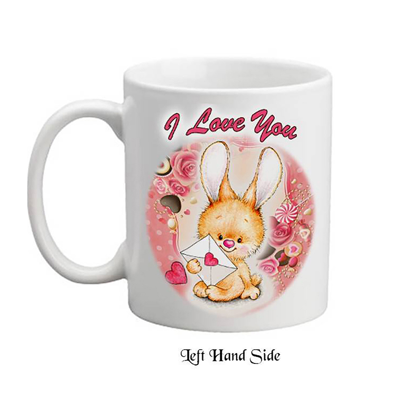 Personalised Mug Gift - Bunny with Love Letter
