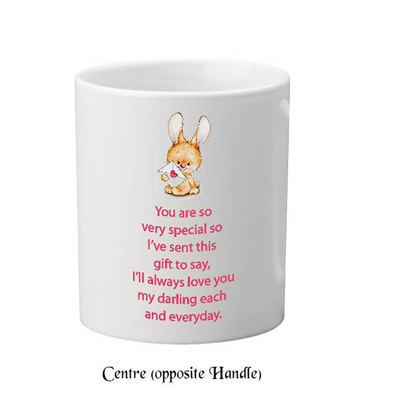 Personalised Mug Gift - Bunny with Love Letter