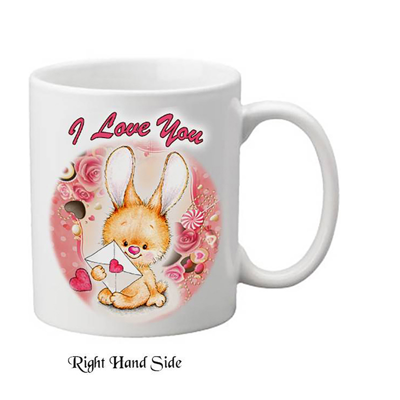 Personalised Mug Gift - Bunny with Love Letter