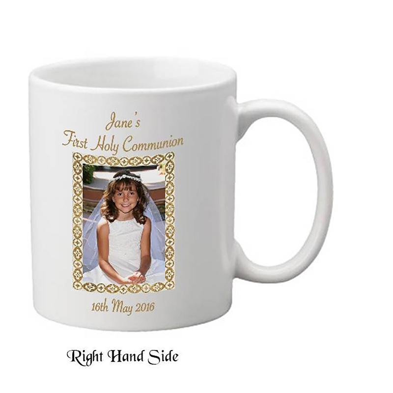 Personalised First Communion Mug Gift - Photo Girl