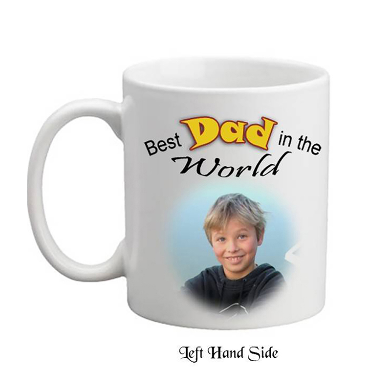 Personalised Slate & Mug Gift - Dads Tools with Photo