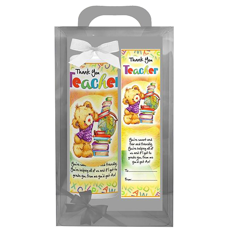 Personalised Thank You Teacher Candle Gift - Ted & World of Books