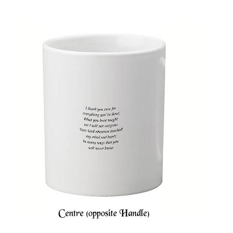 Personalised Thank You Teacher Mug Gift - World of Learning