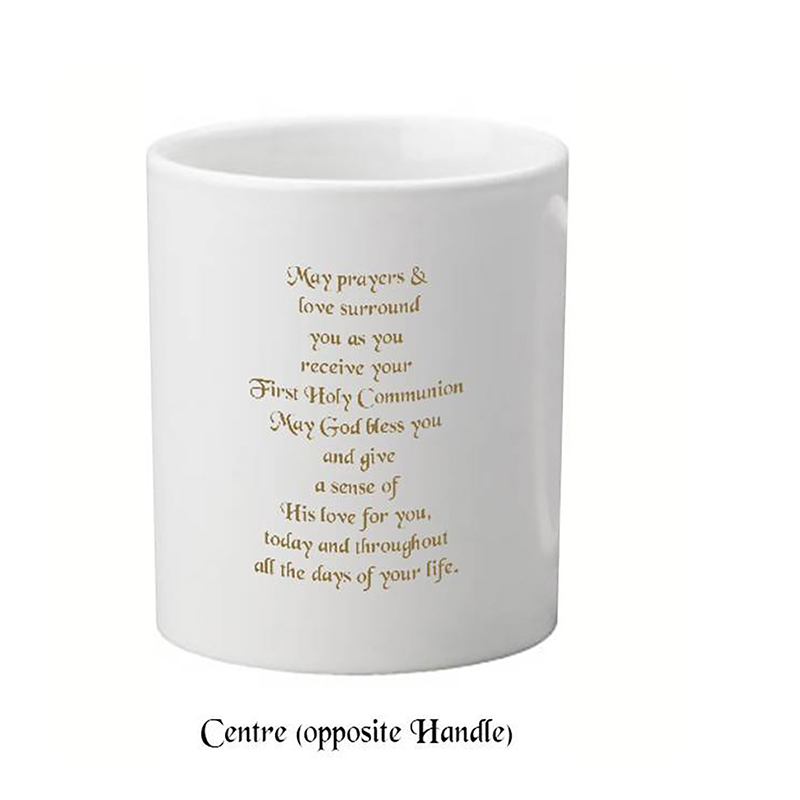 Personalised First Communion Mug Gift - Receiving Communion Girl