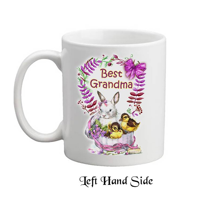 Personalised Mug Gift - Bunny & Chick Grandma