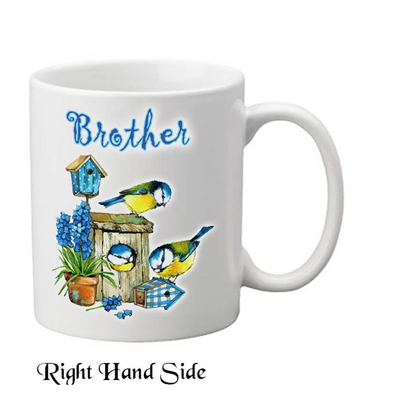 Personalised Birthday Mug Gift - Birds & Brother