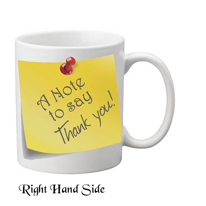 Personalised Thank You Mug Gift - Thank You Post-it