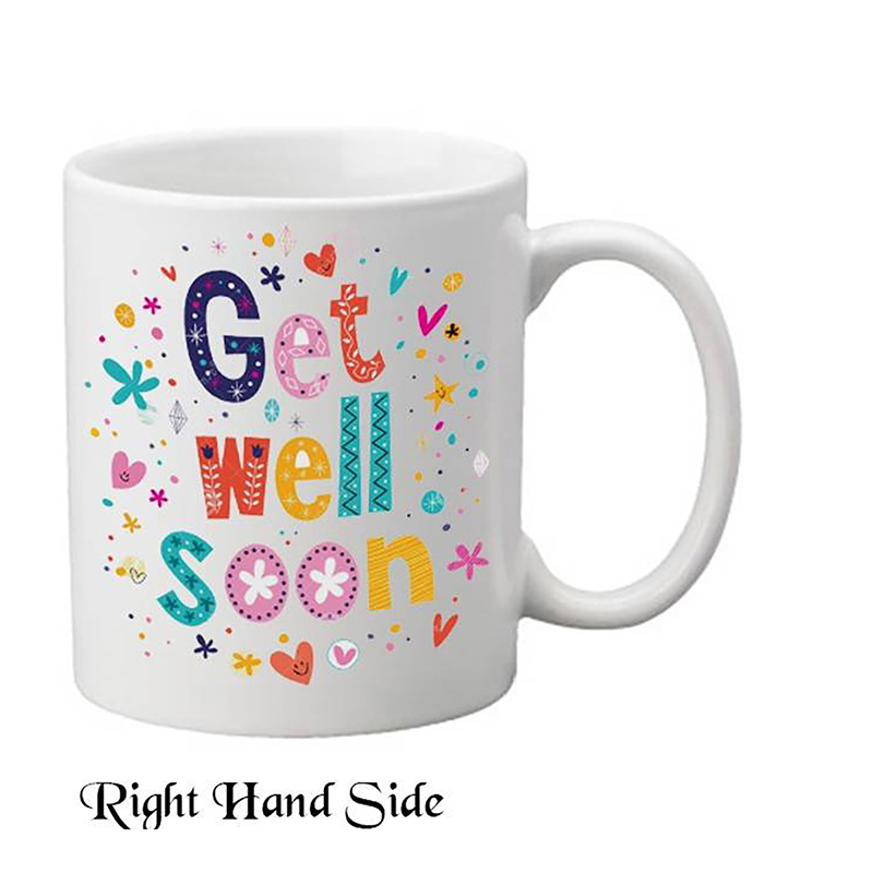 Personalised Get Well Soon Mug Gift - Big Heart