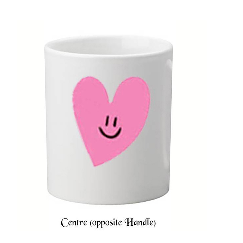 Personalised Get Well Soon Mug Gift - Big Heart