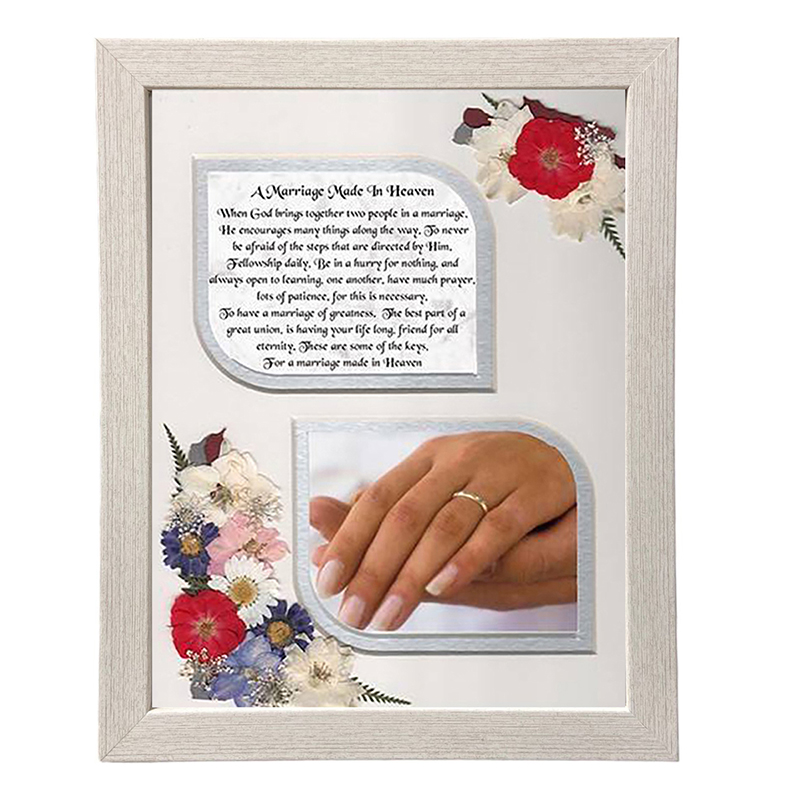 Personalised Wedding Frame - Marriage Made in Heaven