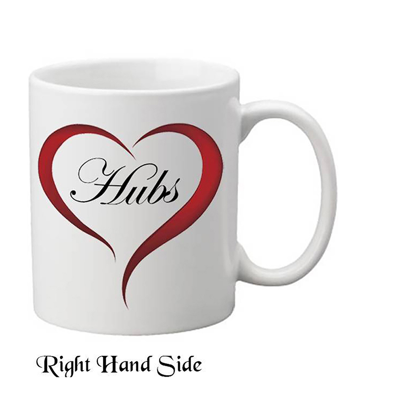 Personalised Mug Gift - Wifey & Hubs Mugs (Set of Two)