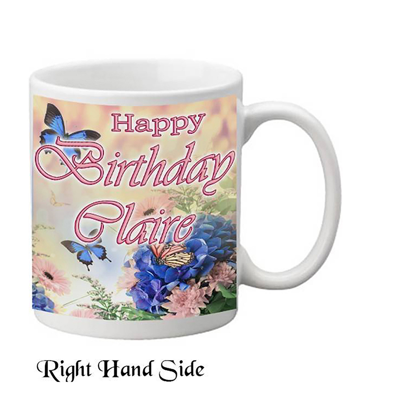 Personalised Birthday Mug Gift - Zinnia