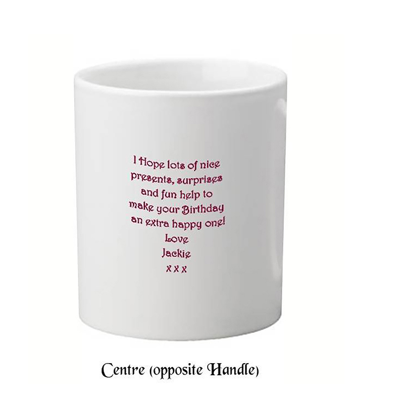 Personalised Birthday Mug Gift - Presents