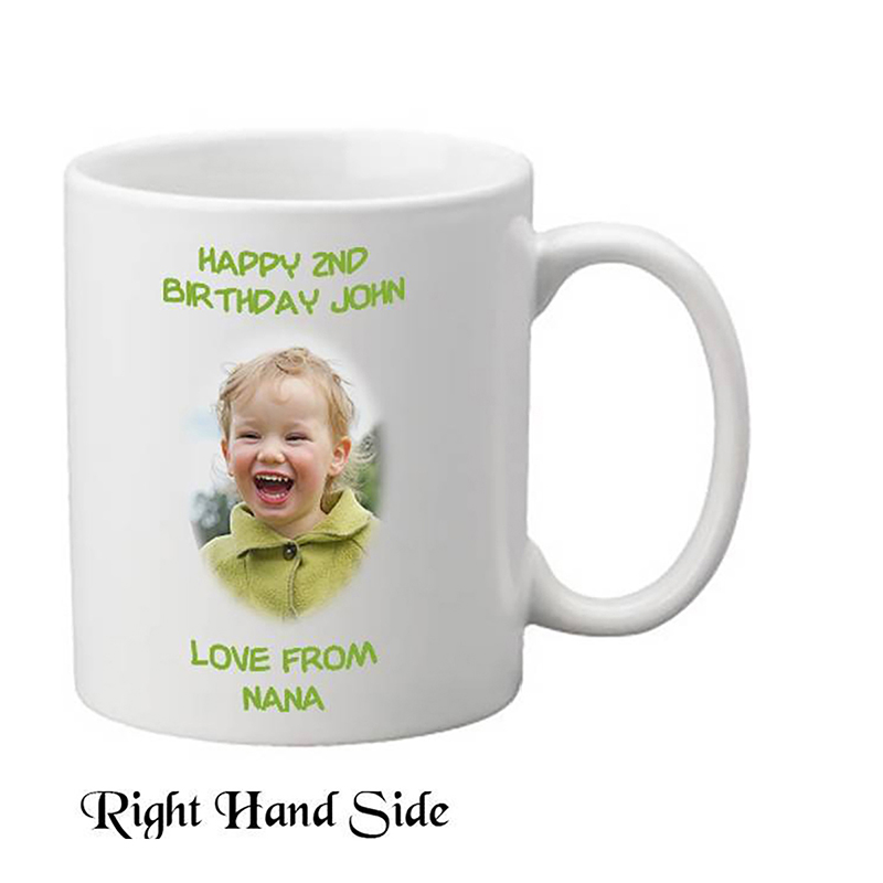 Personalised Birthday Mug Gift - Age 2 - Birthday Party with Photo