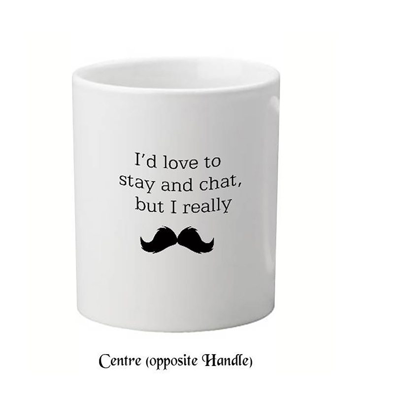 Personalised Mug Gift - Must Tash.. Moustache Range Mug