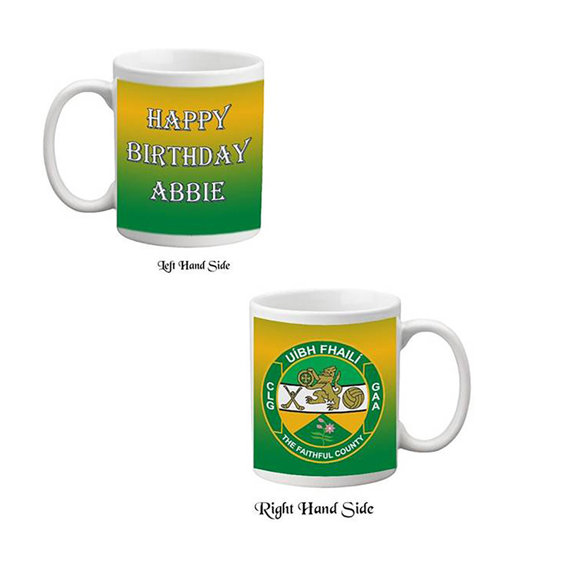 Personalised Mug Gift - Offaly (Happy Birthday) Personalised Mug