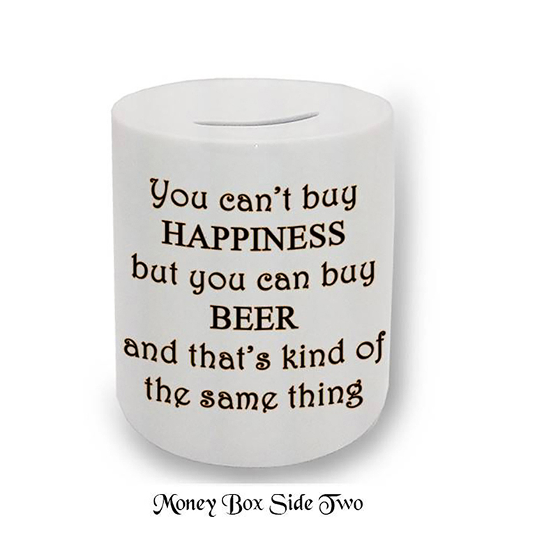 Personalised Money Box Gift - Beer Saving