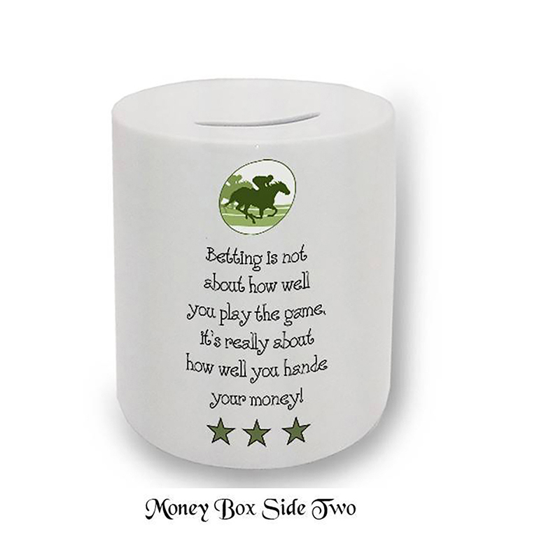 Personalised Money Box Gift - Betting Money