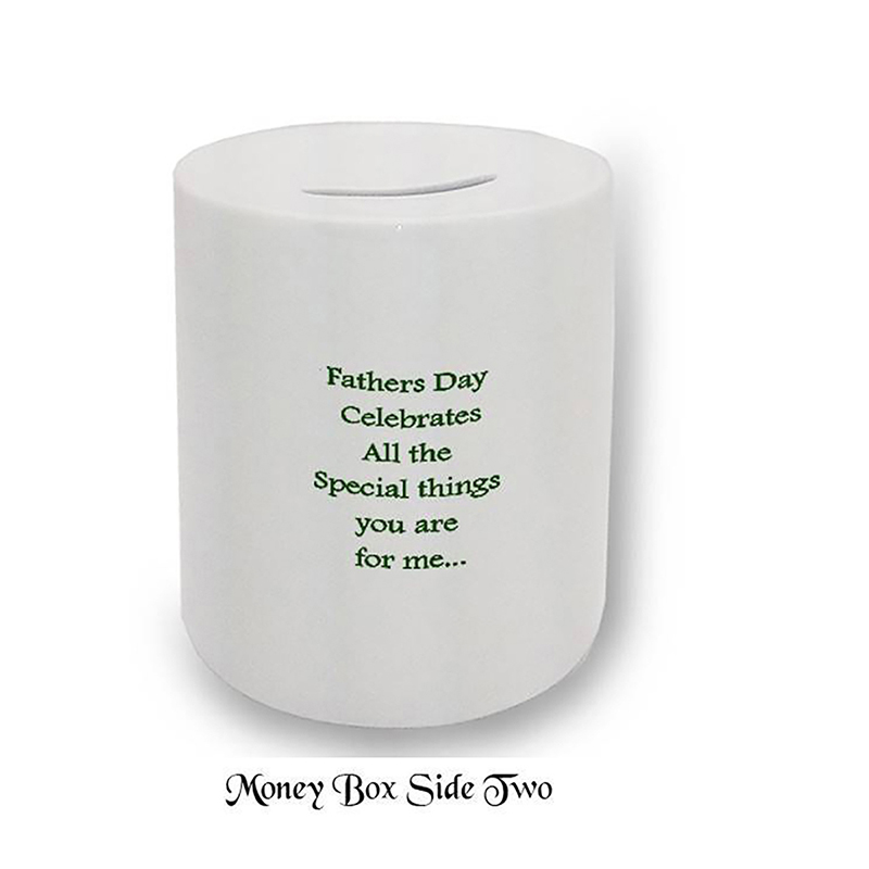 Fathers Day Personalised Money Box Gift - Golfing Dad