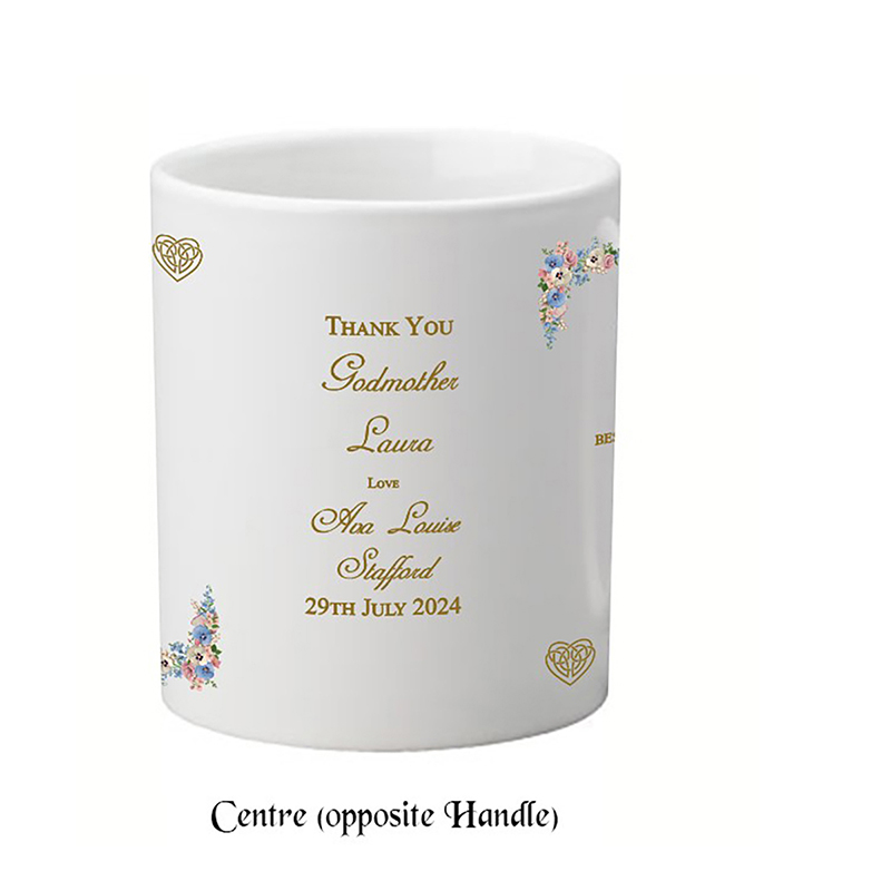 Personalised Godmother Mug Gift - Mothers Love knot