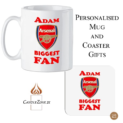 Personalised County Mug Gift - Arsenal Biggest Fan