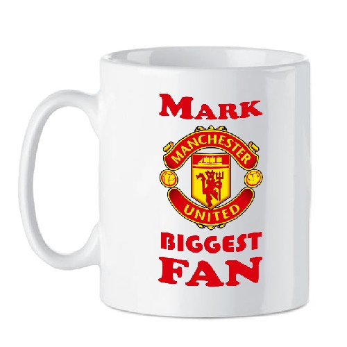 Personalised Mug Gift - Man Utd Biggest Fan