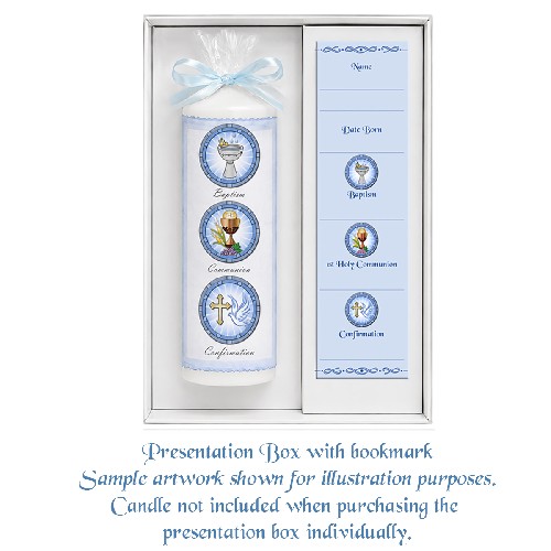 Acetate 9inch Presentation Box (does not include candle)