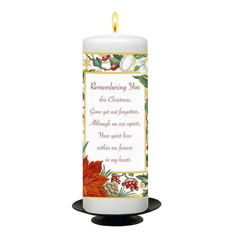 Personalised Christmas - Poinsetta Border