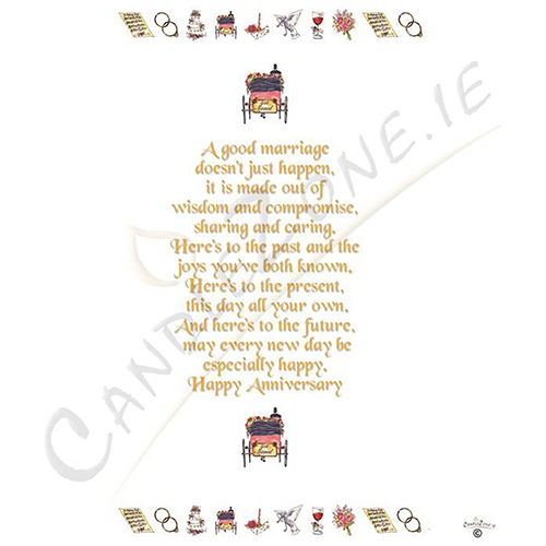 Personalised Wedding Anniversary Candle Gift - 30th (Pearl) Anniversary - Ribbons & Photo