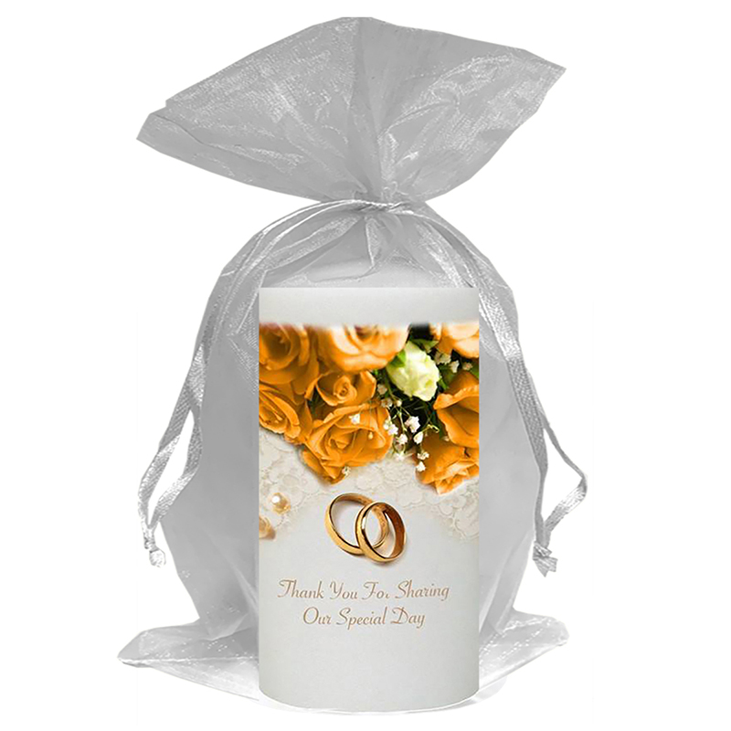 Personalised Thank you Wedding Favour - Pearls