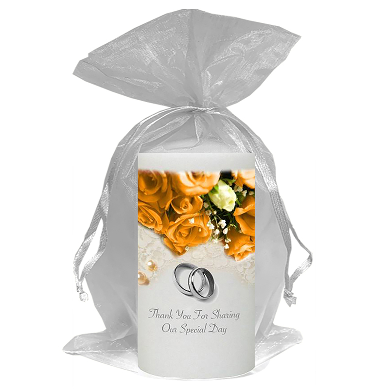 Personalised Thank you Wedding Favour - Pearls