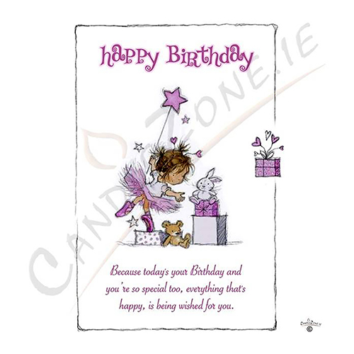 Personalised Birthday Candle - Ballerina Fairy