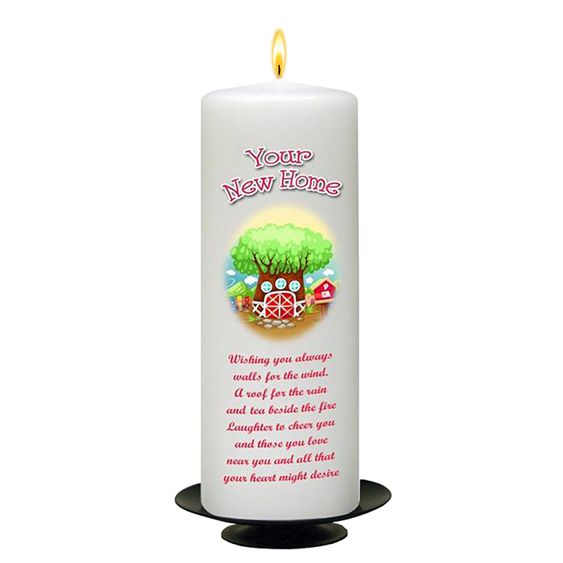 Personalised New Home Candle Gift - Tree House