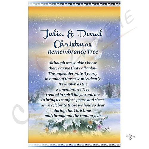 Personalised Christmas - Dove