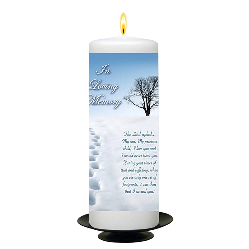 Personalised Christmas - Footprints in the Snow