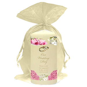 Personalised Thank you Wedding Favour - Hand To Hand Silver