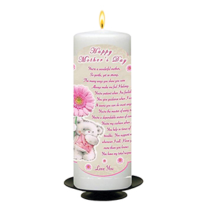 Personalised Mothers Day Candle Gift - Fun Photo