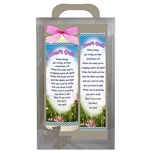 Personalsied Inspirational Candle Gift - Butterfly Dont Quit