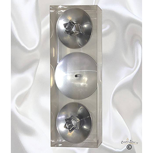 Candle Stand - Set Black includes: 1 Saucer & 2 Tulip Stands