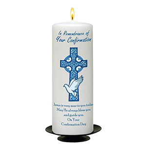 Personalised Confirmation Candle - Confirmation & Photo Boy