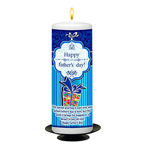 Personalised Fathers Day Gift Candle - Fun with Photo