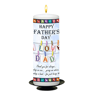 Personalised Fathers Day Gift Candle - Fun with Photo